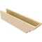 Ekena Millwork 6in. W x 6in. H x 28in. L Ridgewood Woodgrain TimberThane Rafter Tail, Primed Tan RFTUR06X06X28RIDRCPR - alternate 3